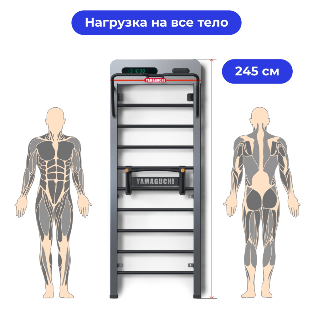Многофункциональная шведская стенка Yamaguchi Smart Wall 245 см
